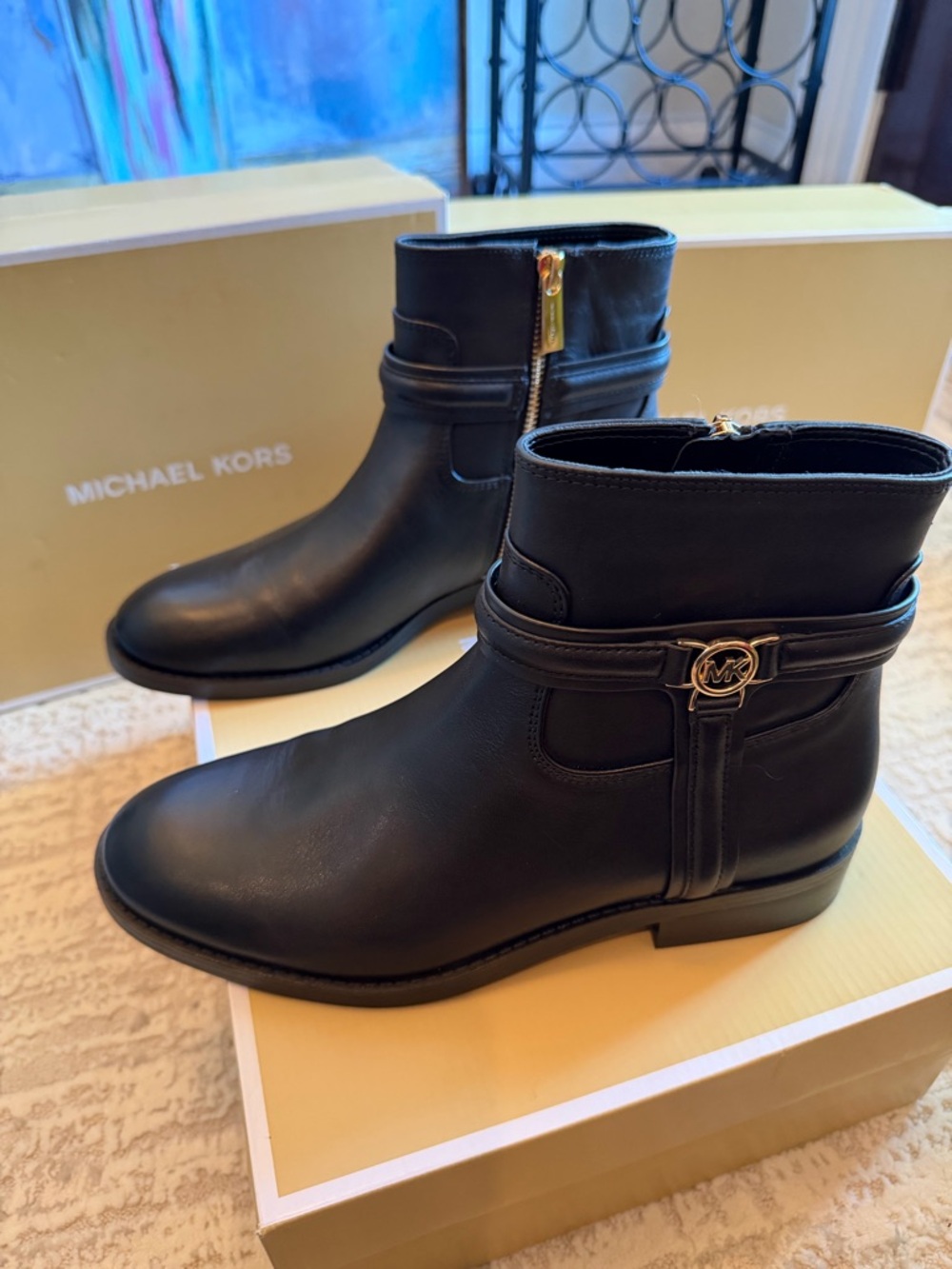 Michael Kors Mindy Flat Ankle Booties - Picture 3 of 10